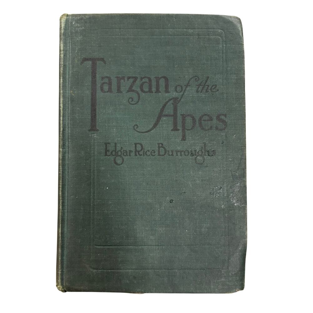Vintage Tarzan of the Apes by Edgar Rice Burroughs 1914 Hardcover